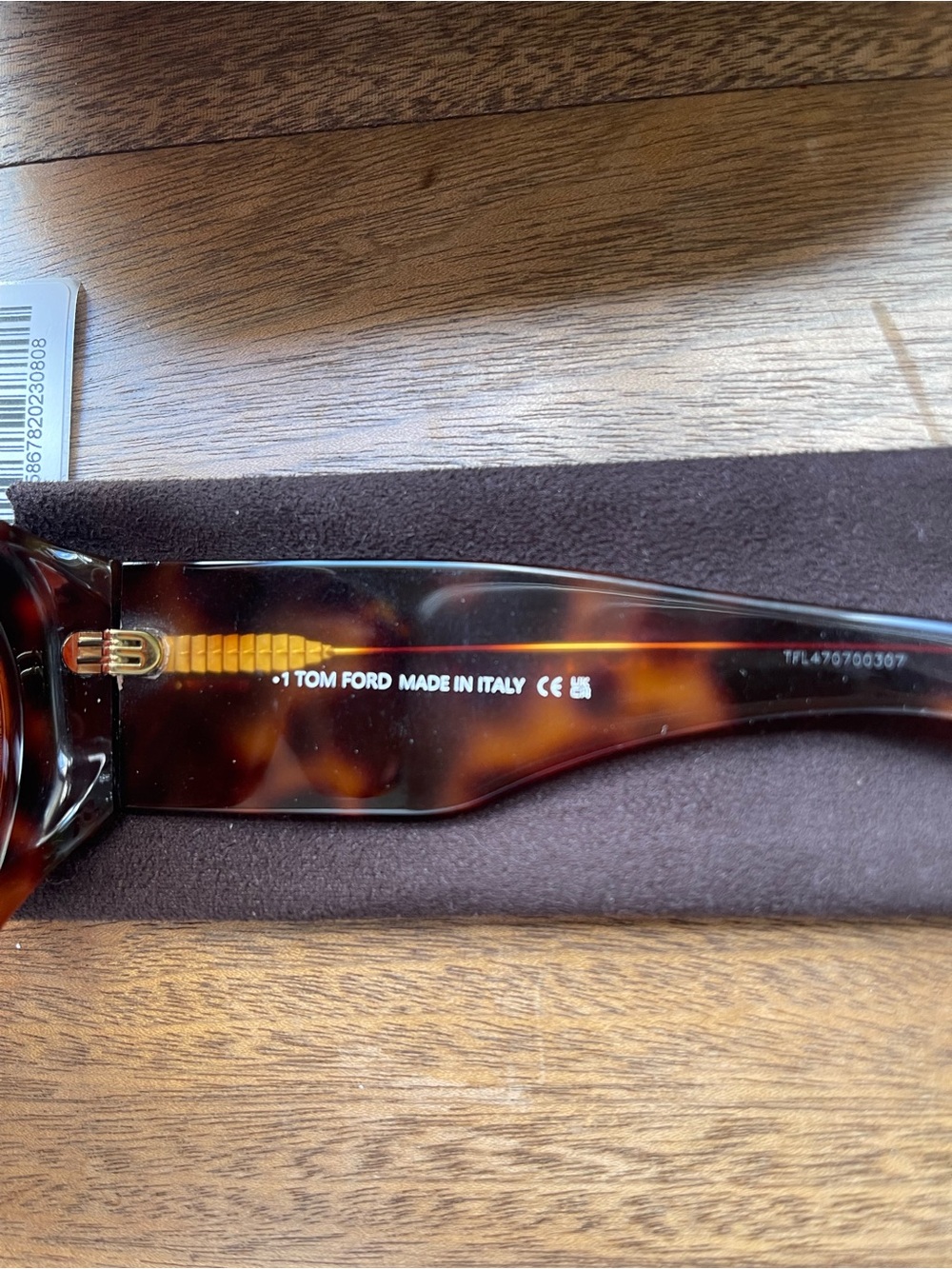 Bronson Havana Acetate Aviator Sunglasses - Picture 6 of 9